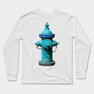 Faded Green Water Colour Long Sleeve T-Shirt